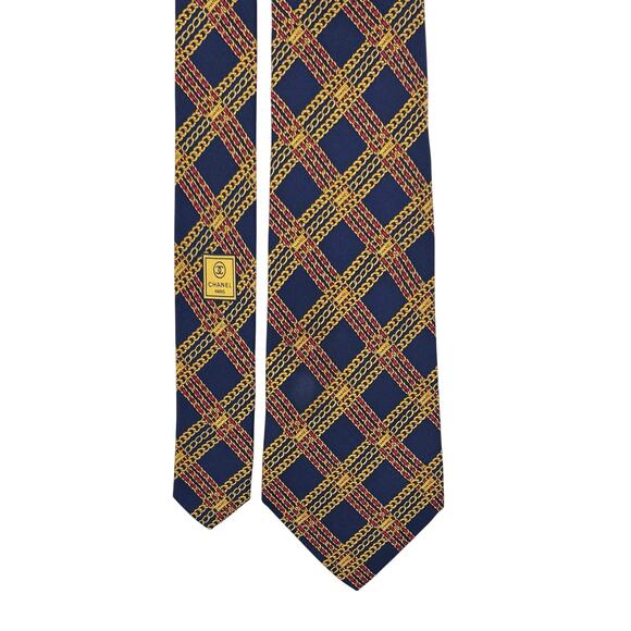 Chanel ‘CC’ Pattern Tie - Picture 1 of 11